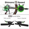 A27312 Mountain Bike 27.5 Inch Wheels, Aluminium Frame 21-Speed Mens Womens Trail Commuter City Mountain Bike