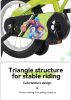 FKZNPJ 18 inch sporty kids bike with training wheels and stand Adjustable saddle Suitable for boys and girls aged 5-10 years tall Height 39-49 inches