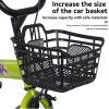 FKZNPJ 18 inch sporty kids bike with training wheels and stand Adjustable saddle Suitable for boys and girls aged 5-10 years tall Height 39-49 inches