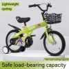 FKZNPJ 18 inch sporty kids bike with training wheels and stand Adjustable saddle Suitable for boys and girls aged 5-10 years tall Height 39-49 inches